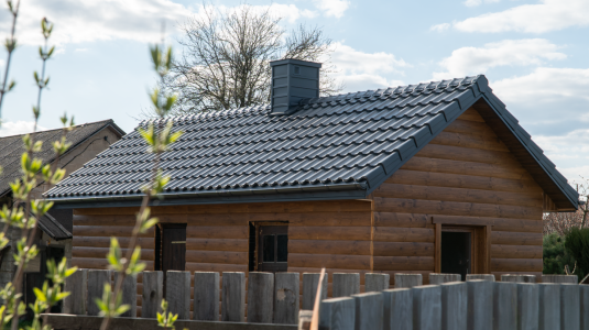 Крыша для дома BUDMAT Venecja Графитовый X-MATT 455 - фото 3