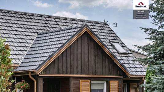 Крыша для дома BUDMAT Murano Графитовый X-MATT 455 - фото 2