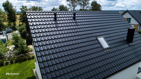 Крыша для дома BUDMAT Venecja Черный X-MATT 015 - фото 2