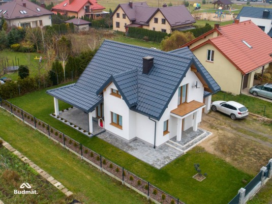 Крыша для дома BUDMAT Ferrara  Графитовый X-MATT 455 - фото 0