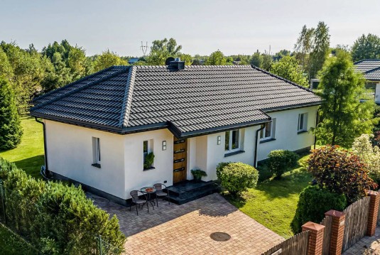 Крыша для дома BUDMAT Bella Sara Черный D-MATT 9005 - фото 0