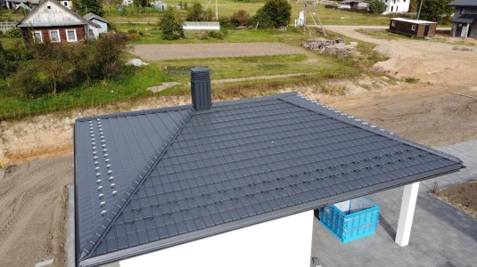 Крыша для дома BUDMAT Murano Черный IDEAL-Matt 9005 - фото 8