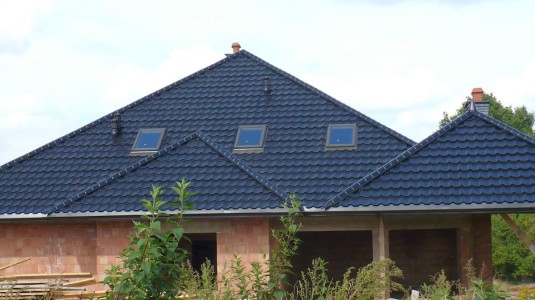 Крыша для дома BUDMAT Venecja Черный X-MATT 015 - фото 0