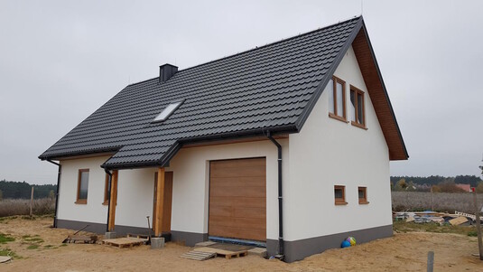 Крыша для дома BUDMAT Bella Sara Черный D-MATT 9005 - фото 0