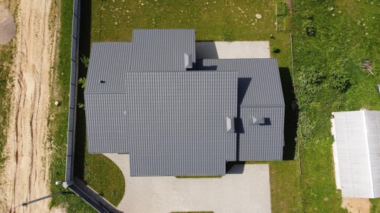 Крыша для дома BUDMAT Venecja Графитовый D-MATT 7024 - фото 3