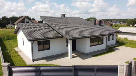 Крыша для дома BUDMAT Venecja Графитовый D-MATT 7024 - фото 4