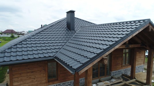 Крыша для дома BUDMAT Ferrara Графитовый X-MATT 455 - фото 5