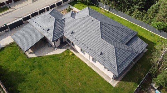 Крыша для дома BUDMAT Ferrara Графитовый D-Matt 7024 - фото 5