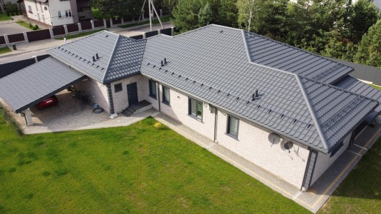 Крыша для дома BUDMAT Ferrara Графитовый D-Matt 7024 - фото 6