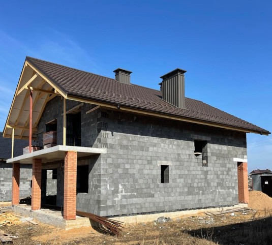 Крыша для дома BUDMAT Venecja Темно-коричневый D-Matt 8019 - фото 2