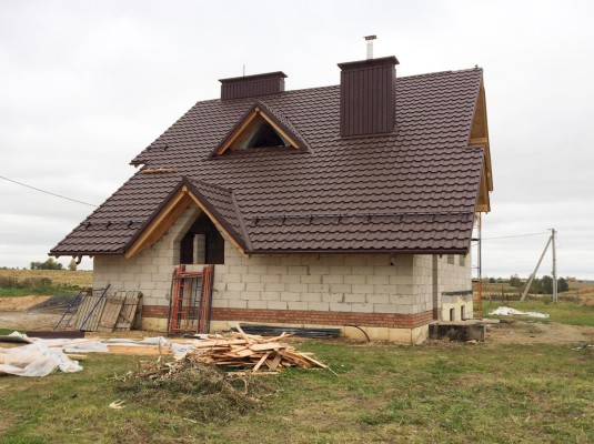 Крыша для дома BUDMAT Ferrara Коричневый D-Matt 8017 - фото 3