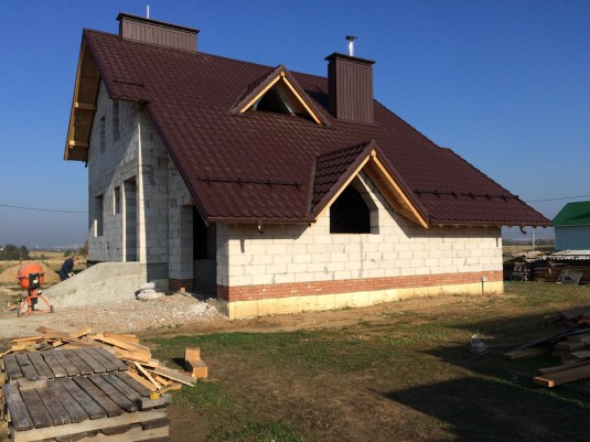 Крыша для дома BUDMAT Ferrara Коричневый D-Matt 8017 - фото 1