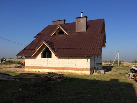 Крыша для дома BUDMAT Ferrara Коричневый D-Matt 8017 - фото 2