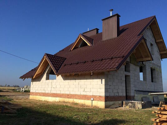 Крыша для дома BUDMAT Ferrara Коричневый D-Matt 8017 - фото 0