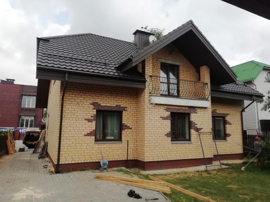 Крыша для дома BUDMAT Venecja Темно-коричневый D-Matt 8019 - фото 0