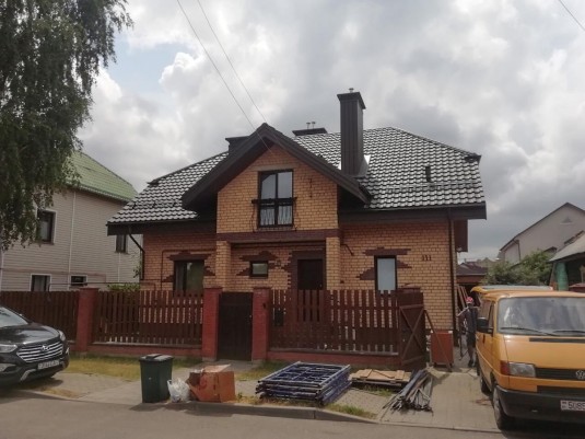 Крыша для дома BUDMAT Venecja Темно-коричневый D-Matt 8019 - фото 2