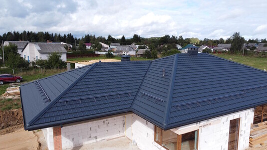 Крыша для дома BUDMAT Murano Антрацитовый D-Matt 7016 - фото 5