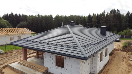 Крыша для дома BUDMAT Murano Антрацитовый D-Matt 7016 - фото 6