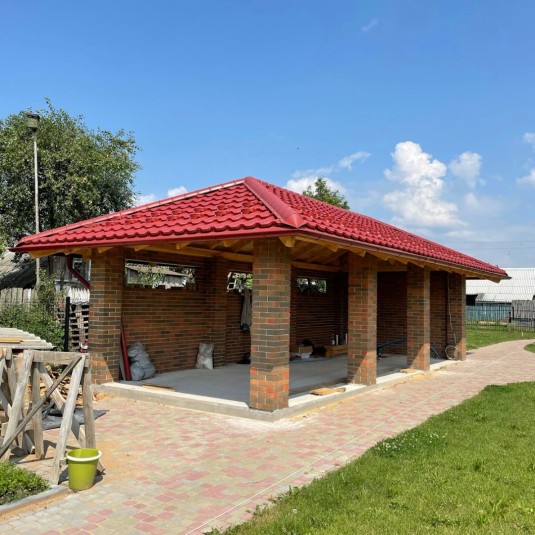 Крыша для навеса BUDMAT Venecja Вишневый X-Matt 757 - фото 1