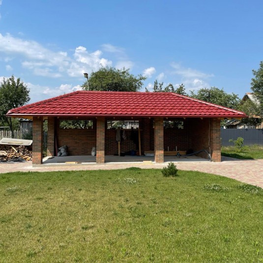 Крыша для навеса BUDMAT Venecja Вишневый X-Matt 757 - фото 0