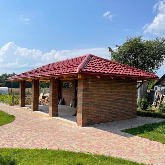 Крыша для навеса BUDMAT Venecja Вишневый X-Matt 757 - фото 2