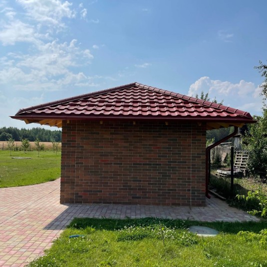 Крыша для навеса BUDMAT Venecja Вишневый X-Matt 757 - фото 4